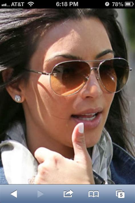 kim kardashian chanel aviator sunglasses